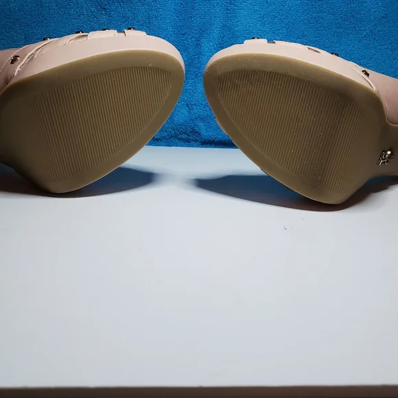 NEW Wedding Heels, Blush Heels, Prom Heels with Ankle Strap - Picture 7 of 13